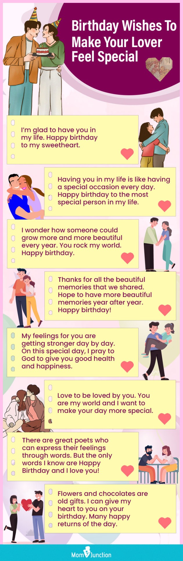 + Romantic And Special Happy Birthday Wishes For Lover