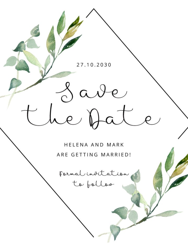 Save The Date Cards  Save The Dates