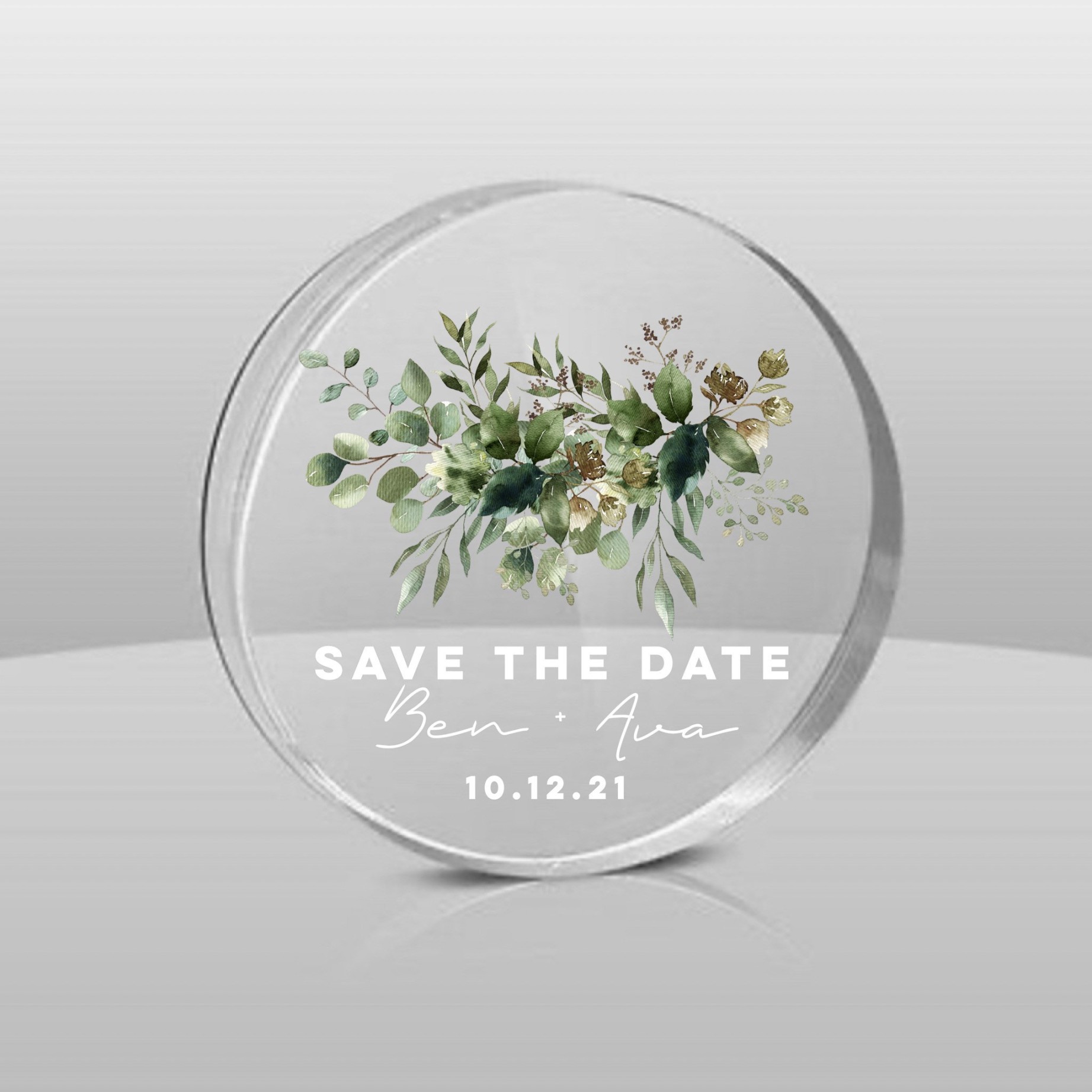 Save the Date Magnet-modern Save the Date Magnet-klar Save the