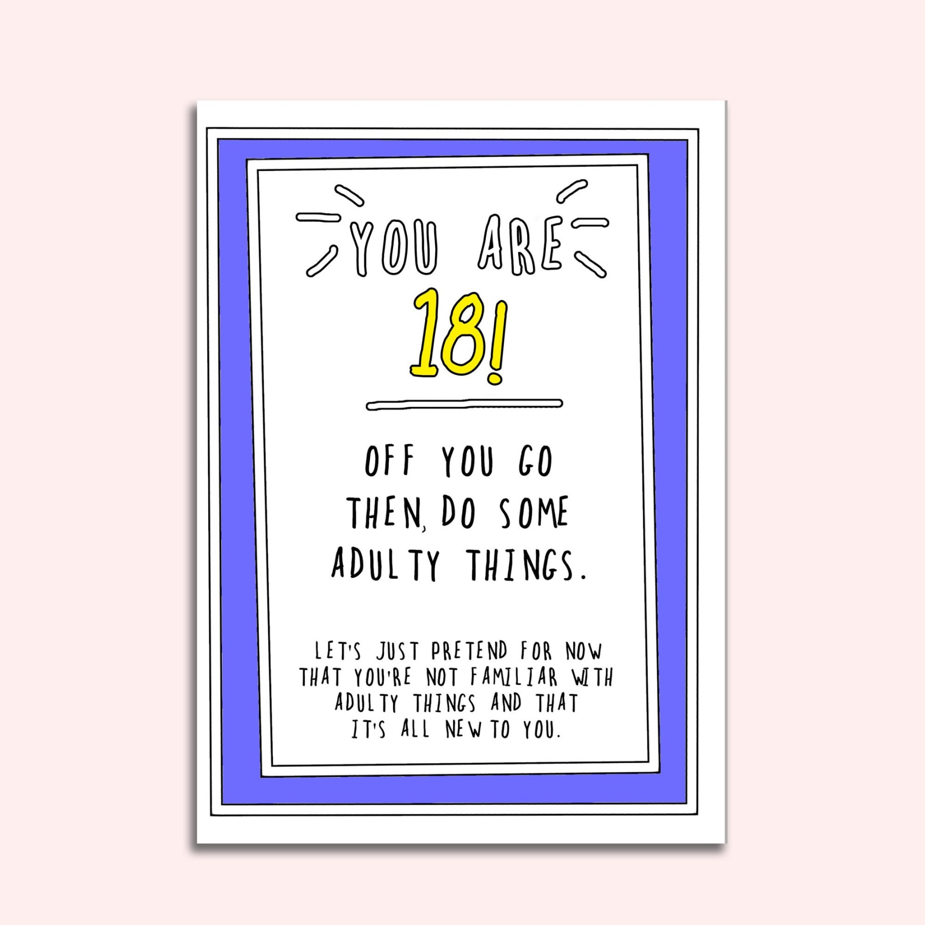 th Birthday Card  Funny th Birthday Card  Birthday card  Eighteenth  Birthday Card  th