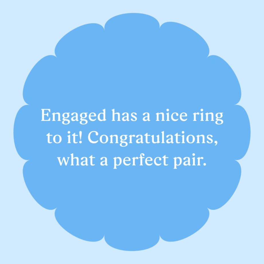 ways to say congratulations on your engagement  Wonderbly Blog