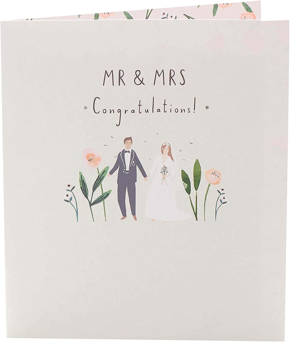 Wedding Congratulations Card for Bride & Groom – Collect Cards