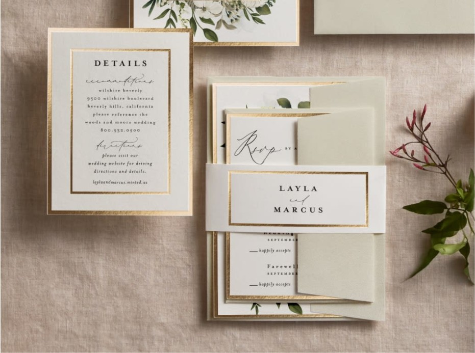 Wedding Invitation Sizes, Printing Options, and Paper Types  Minted