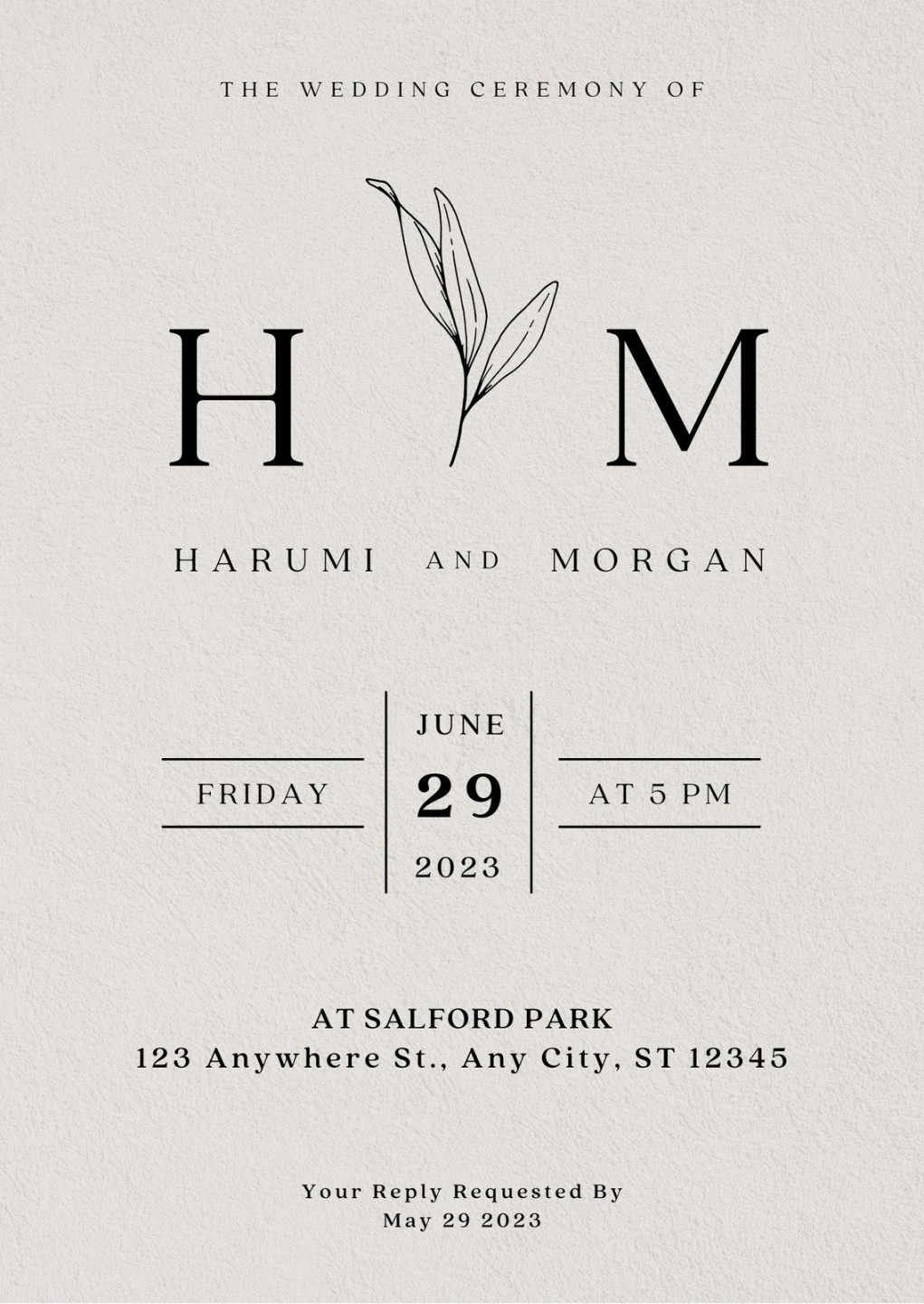 Wedding invitation templates to customize for free  Canva