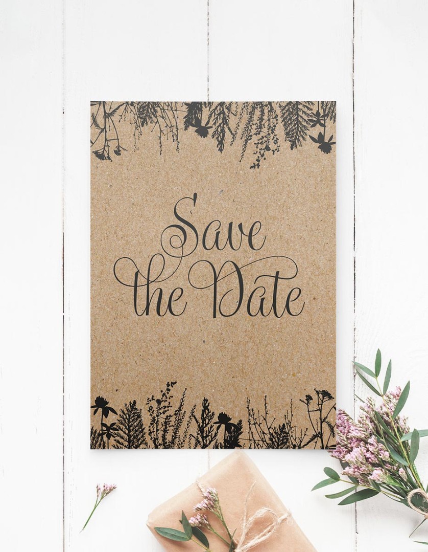 Wedding Save the Dates  Print Save the Date Wedding Cards  Aura