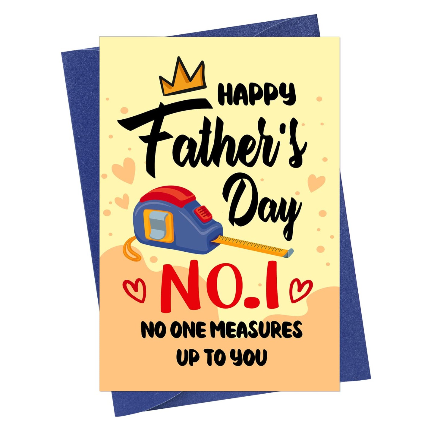 WhatSign Funny Fathers Day Cards for Dad Happy Fathers Day Card from Son  Daughter Kids Father