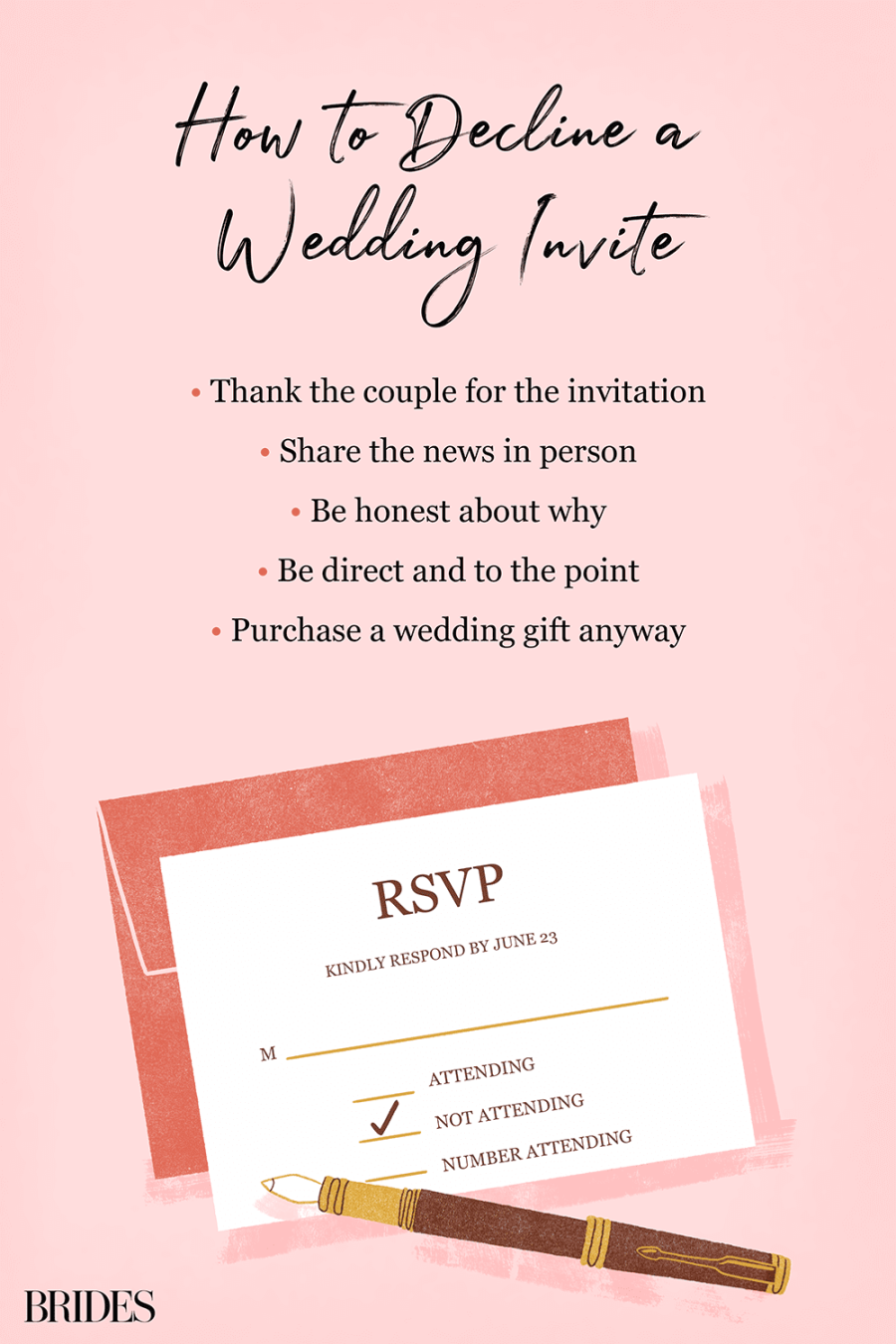 When Is It Okay to RSVP "No" to a Wedding?