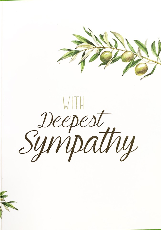 With Deepest Sympathy Card - Flower Patch