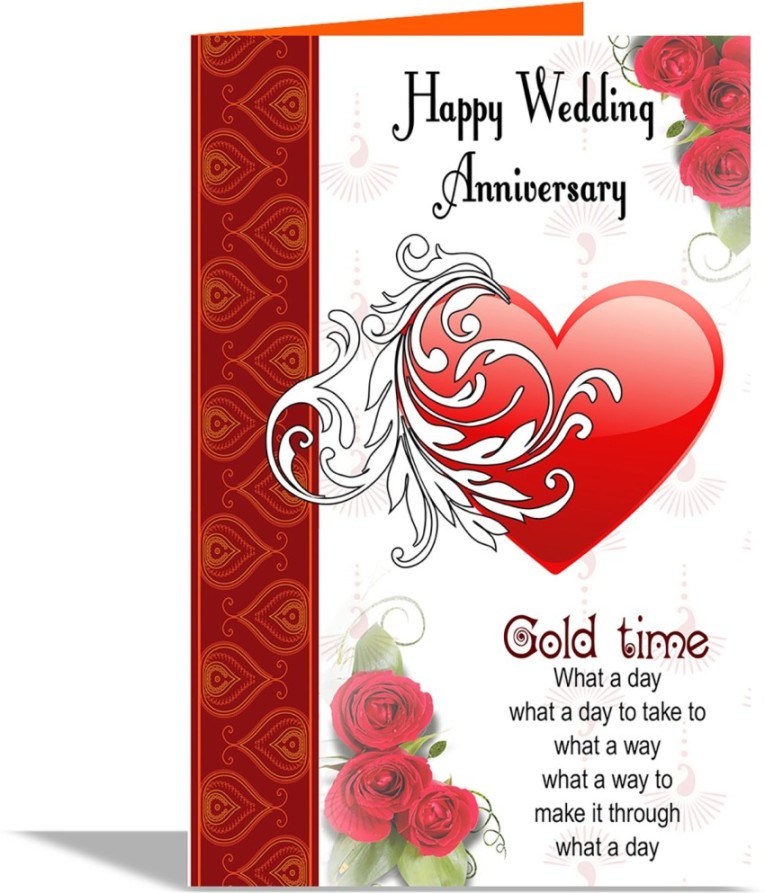 alwaysgift Happy Wedding Anniversary Greeting Card Greeting Card