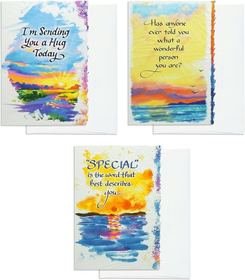 Blue Mountain Arts Thinking of You Card Assortment -  Unique Cards with  Thoughtful and Encouraging Messages for the Special People in Your Life