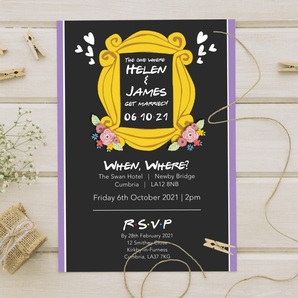 Friends Wedding Invitations