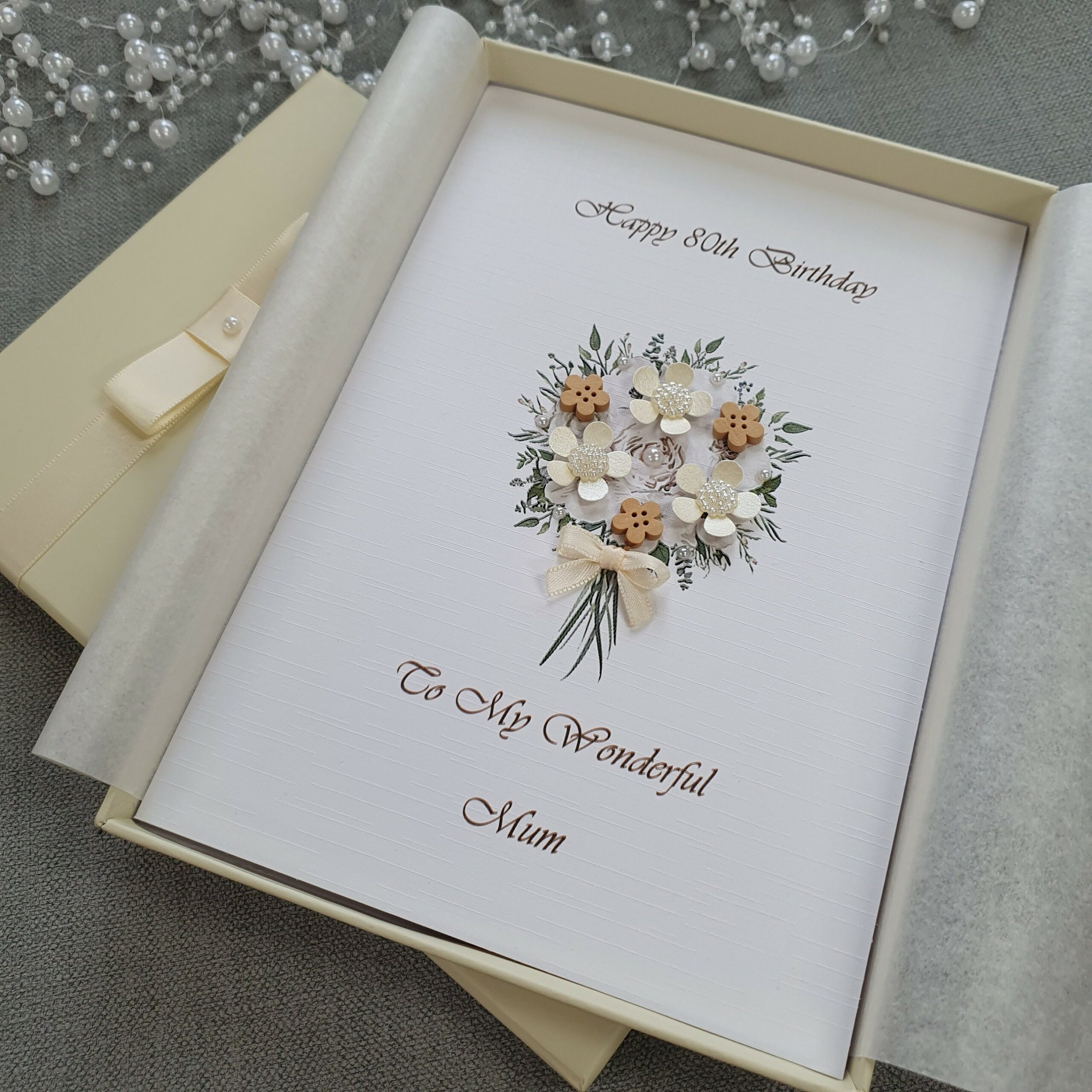 Luxury Birthday Card Handmade Personalised th th th st