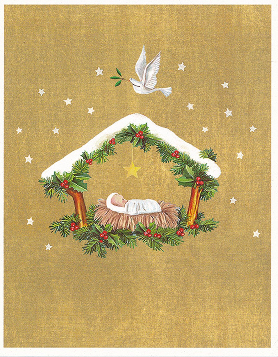 Sisters of Carmel: Creche and Dove Boxed Christmas Cards