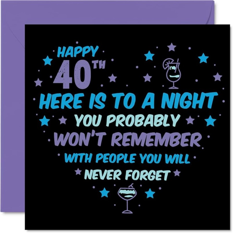 Stuff Funny 0th Birthday Card for Men Women - Won