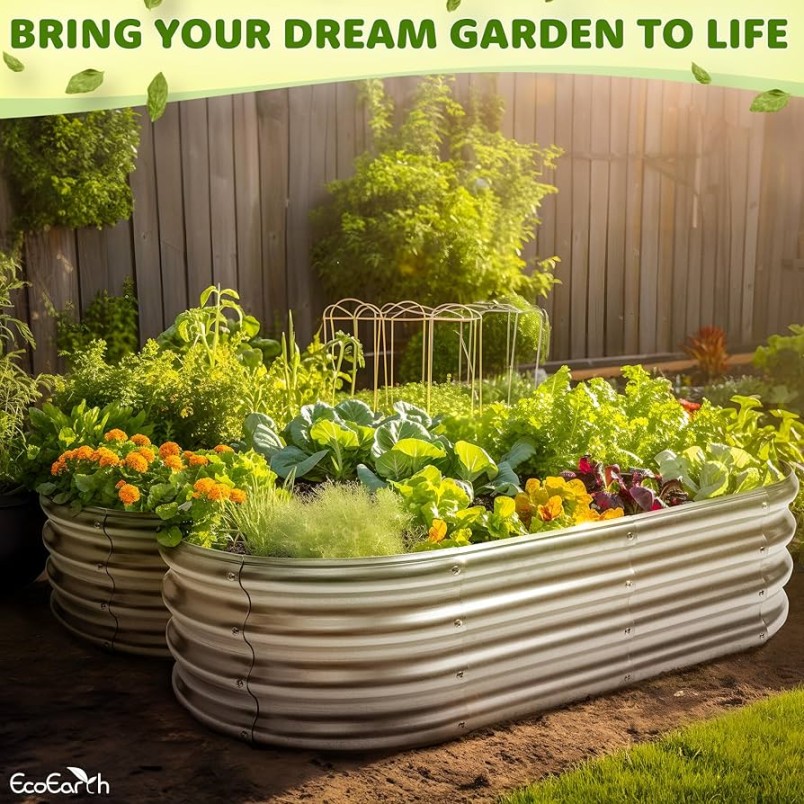 Galvanized Raised Garden Bed