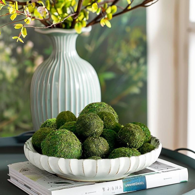 Moss Balls Decor: A Natural Touch Of Green