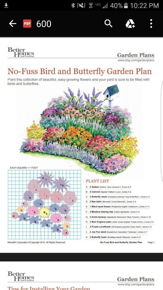 Butterfly Garden Plans